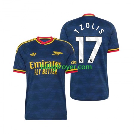 Billige Fotballdrakter Arsenal Christos Tzolis 17 Bortedraktsett 2026/27 Kortermet
